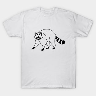 Raccoon logo T-Shirt